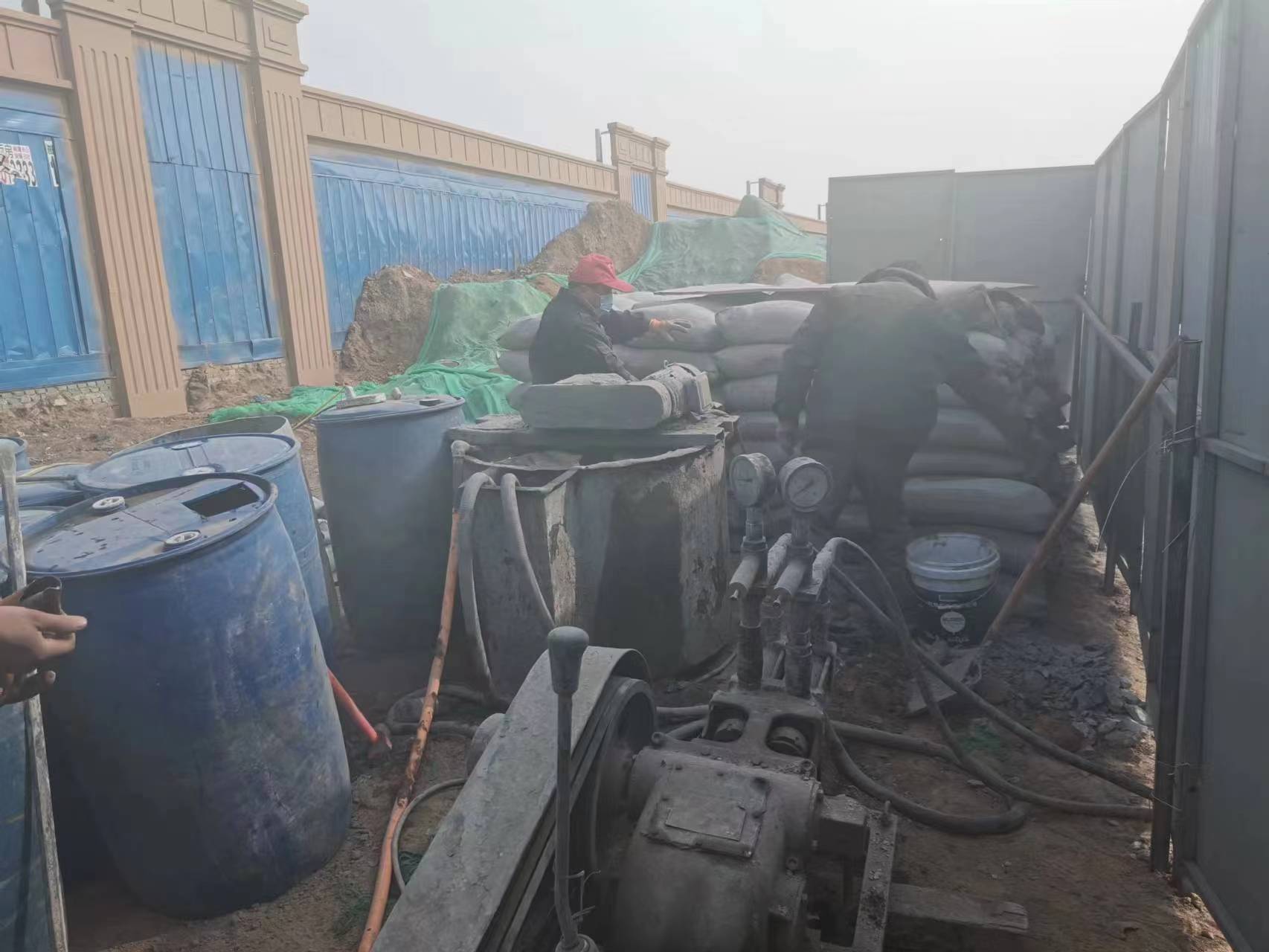 河间地基沉降注浆加固